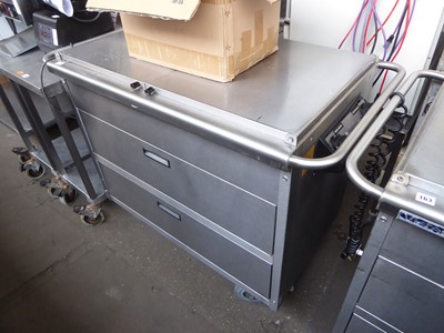 Lot 164 - 120cm electric Victor mobile hot cabinet with...