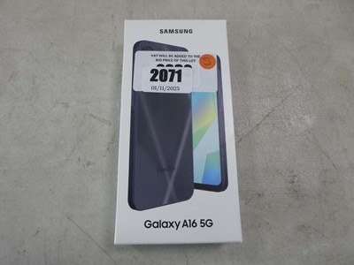 Lot 2071 - *Sealed* Samsung Galaxy A16 5G 128GB Blue...