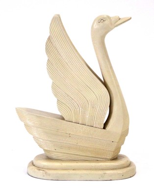 Lot 230 - An Art Deco style cream-painted sculpture...