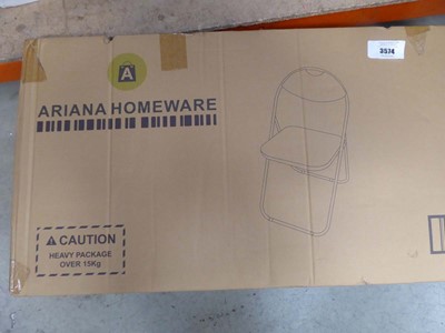 Lot 3574 - Set of 6 folding chairs