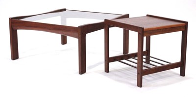 Lot 246 - A 1960/70's teak/afromosia coffee with with a...