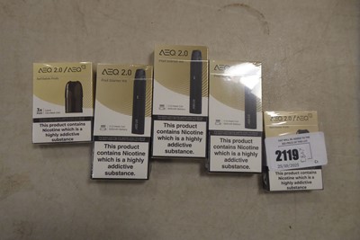 Lot 2119 - 3 x AEQ2.0 Pod Starter Kits along with 2 x...
