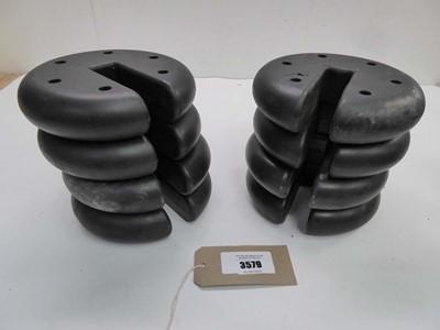 Lot 3579 - 8 x Gazebo leg weights