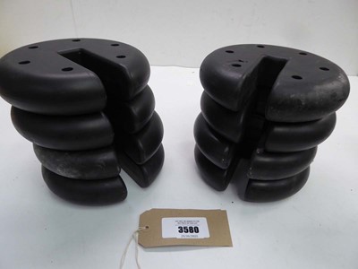 Lot 3580 - 8 x Gazebo leg weights