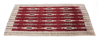 Lot 317 - A Scandinavian rya wool rug decorated with...