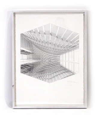 Lot 327 - Ben Johnson (b. 1946), 'Tokyo Pool Reflection',...