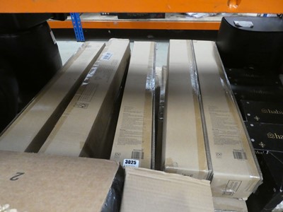 Lot 3025 - 10 x 3ft orange Christmas trees plus 5 feather...