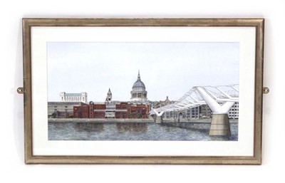 Lot 328 - Bhatia Varsha (contemporary), 'St Pauls from...
