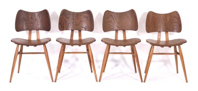 Lot 336 - A set of four Ercol Model 401 'Butterfly'...