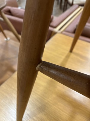 Lot 336 - A set of four Ercol Model 401 'Butterfly'...