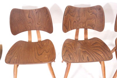 Lot 336 - A set of four Ercol Model 401 'Butterfly'...