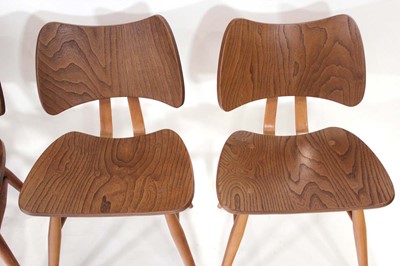 Lot 336 - A set of four Ercol Model 401 'Butterfly'...