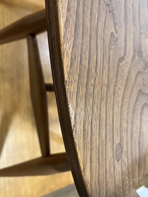 Lot 336 - A set of four Ercol Model 401 'Butterfly'...