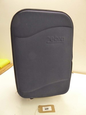 Lot 3582 - Zebra hard shell suitcase