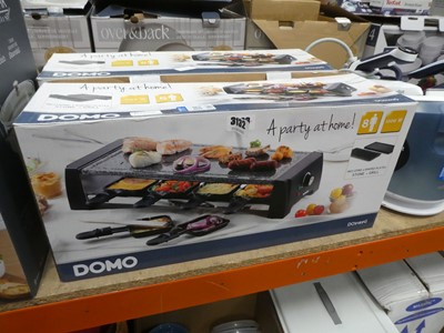 Lot 3132 - 2 Domo electric BBQ and smoke grills
