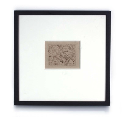 Lot 358 - David Jones (1895-1974), 'The Lion and the...