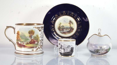 Lot 226 - An 18th century coffee can decorated with a...