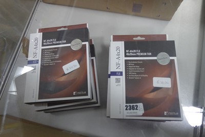 Lot 2362 - Noctua 6 boxed SLX NFA4X20 40 x 20mm premium fans