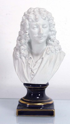Lot 233 - A Sevres bust modelled as a young Louis XIV on...