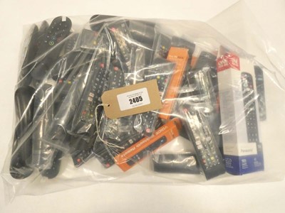 Lot 2405 - Quantity of various remote controls