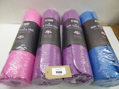 Lot 3596 - 4 NBR yoga mats