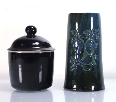 Lot 238 - An Eltonware tankard with relief entwined...