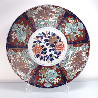 Lot 252 - Four Japanese Export chargers, each decorated...