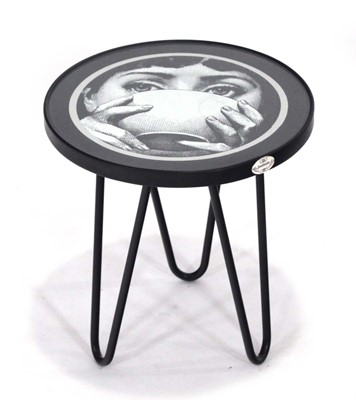 Lot 370 - After Piero Fornasetti, an occasional table,...