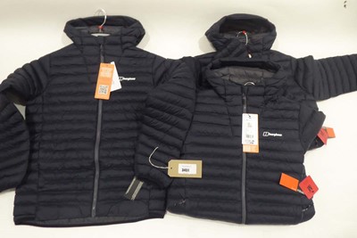 Lot 3451 - x3 Berghaus coats all size medium