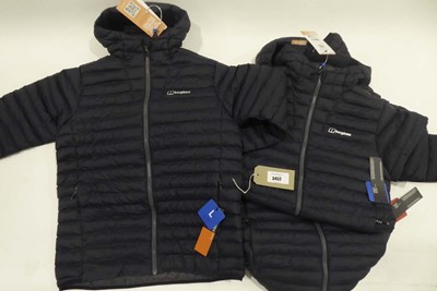 Lot 3452 - x3 Berghaus coats x2 large x1 medium