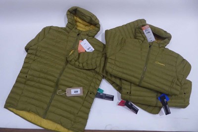 Lot 3456 - x3 Berghaus coats x1 medium x1 large x1 X-large
