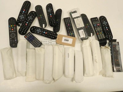 Lot 2409 - Quantity of various remote controls