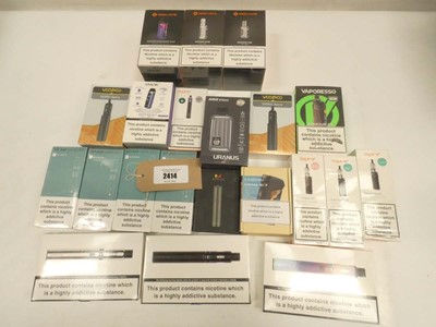 Lot 2414 - 21x mixed vape kits from GeekVape, Aspire,...