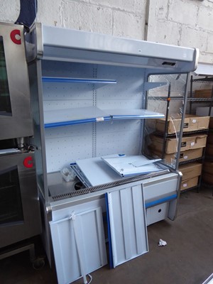 Lot 206 - 150cm multi deck open front display fridge