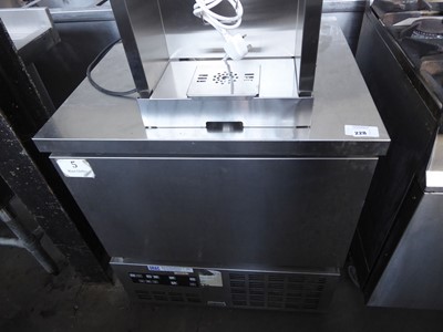 Lot 228 - 77cm Zanussi under counter single door blast...