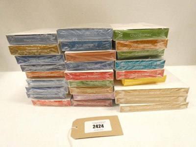 Lot 2424 - Assorted packs of Healthspan vitamin and...