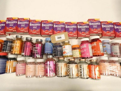 Lot 2425 - Selection of gummie vitamin, mineral and...