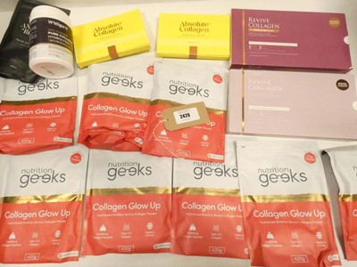 Lot 2426 - Selection of collagen support powder and...