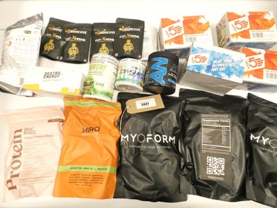 Lot 2427 - Selection of sports and recovery support...
