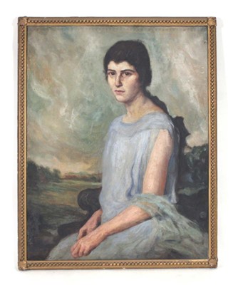 Lot 273 - Nicholas Hornyansky (1896-1965), A half length...