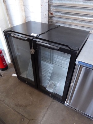 Lot 409 - 87cm Arctica HEC816 back bar 2 door display...