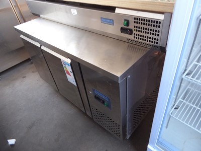 Lot 410 - 136cm Arctica HEF140 2 door counter fridge