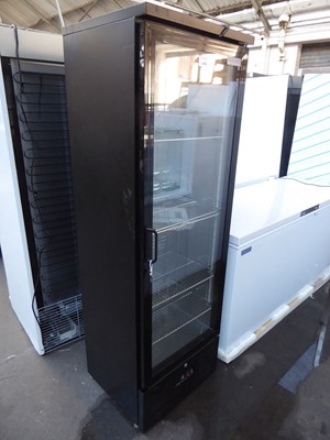 Lot 416 - 58cm HEF546 upright single door display fridge