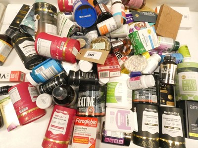 Lot 2431 - Mixed lot of vitamin, mineral and enzyme...