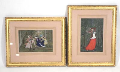 Lot 278 - Eastern School, 20th century, Figures at...