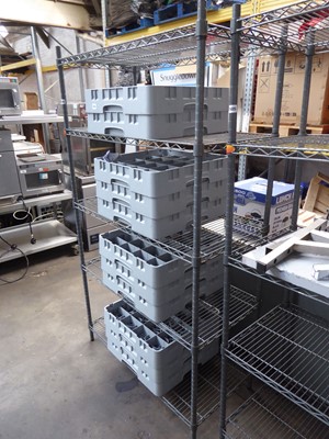 Lot 506 - 100cm 5 tier pot rack