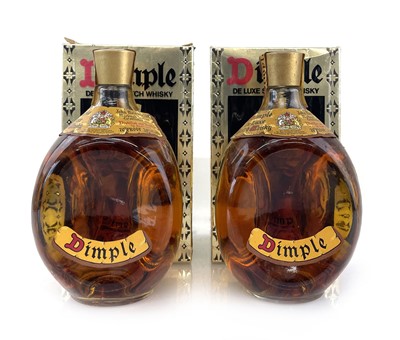 Lot 26 - 2 old bottles of John Haig & Co ltd Dimple...