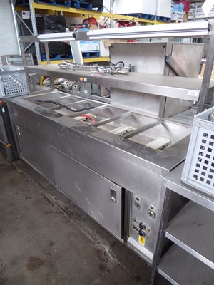 Lot 585 - 230cm electric mobile heated chef's pass with...