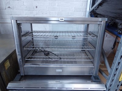 Lot 588 - 70cm electric Lincat bench top hot food display