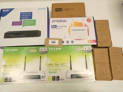 Lot 2434 - YouView TalkTalk TV Plus box and various...